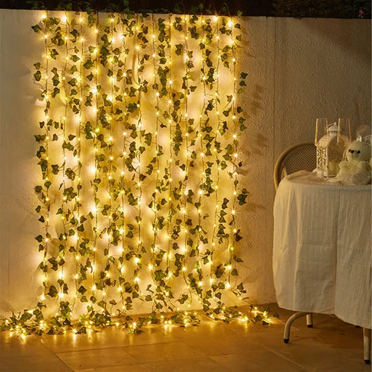 Greenery Garland String Lights