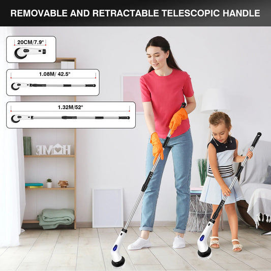 Cordless Spin Scrubber for Bathroom & Kitchen