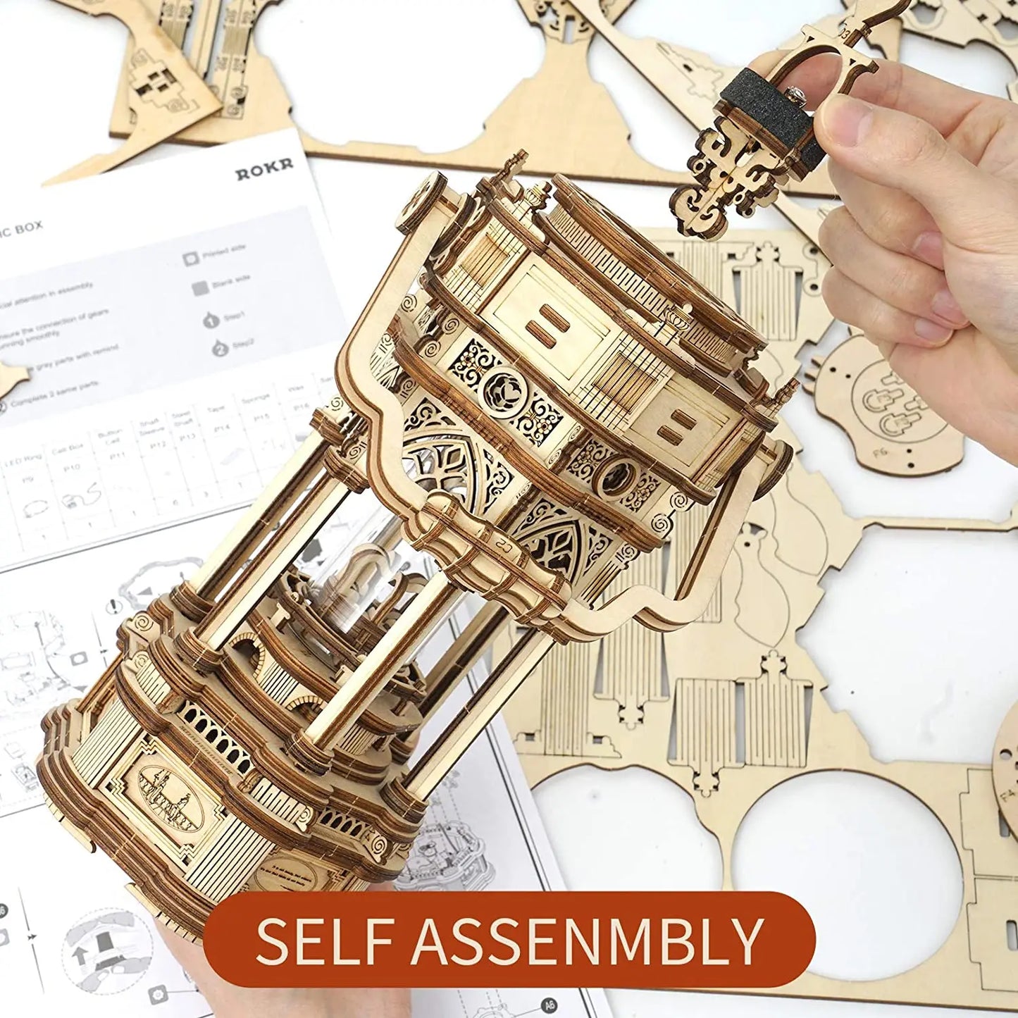 Wooden Marble Run Puzzle
