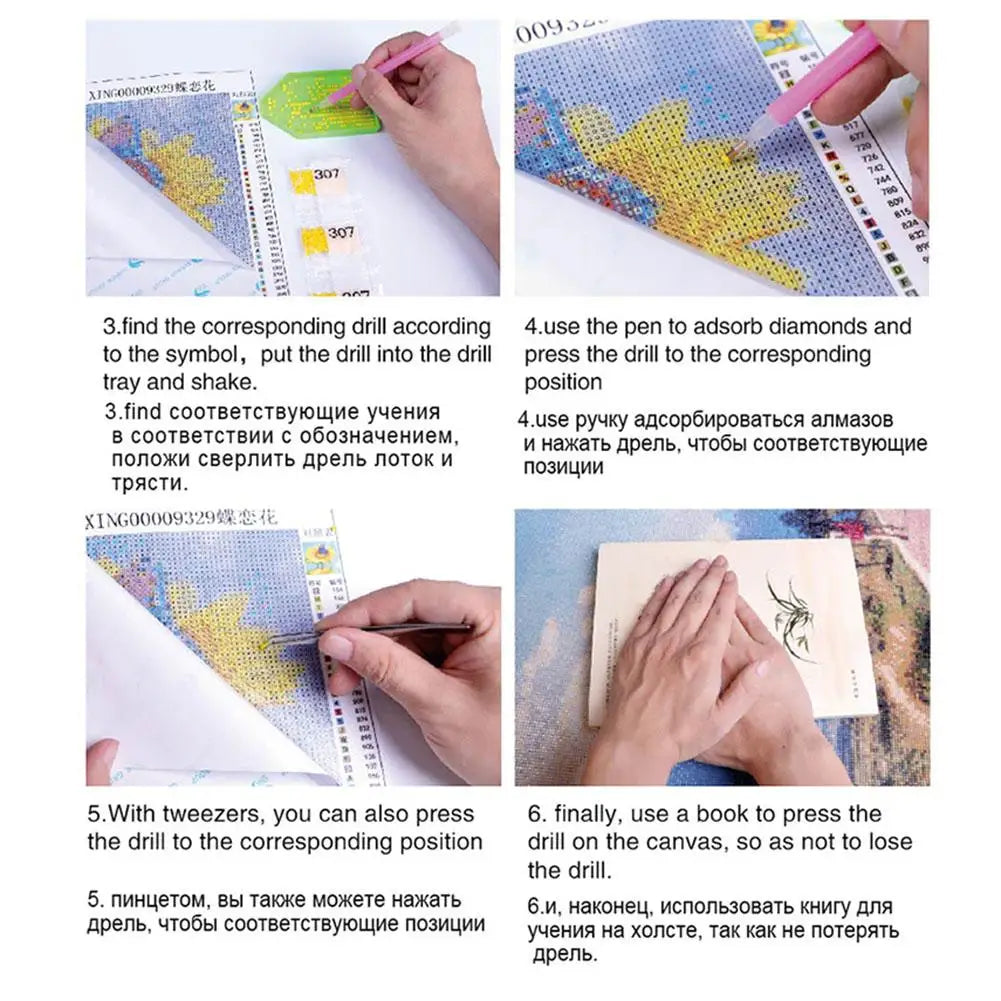 DIY Diamond Painting Canvas Kit