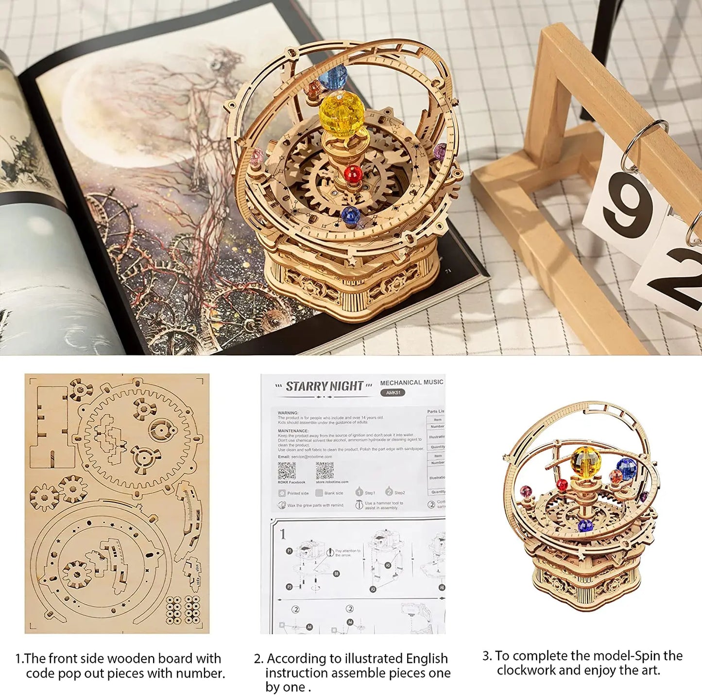 Wooden Marble Run Puzzle