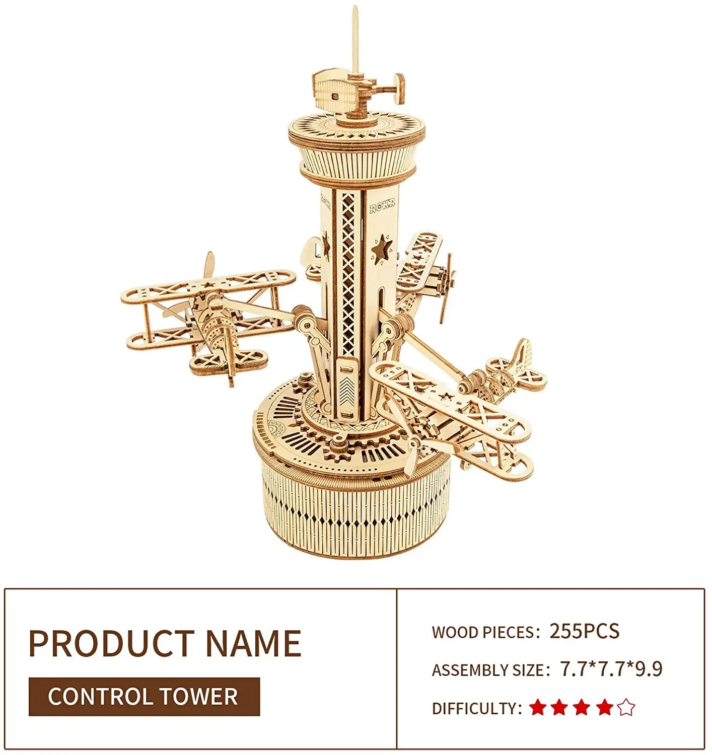Wooden Marble Run Puzzle