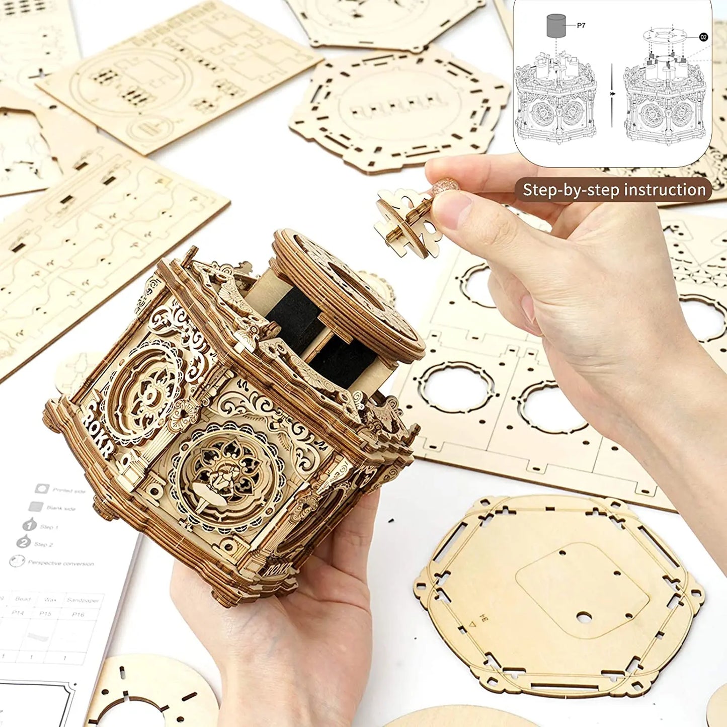 Wooden Marble Run Puzzle