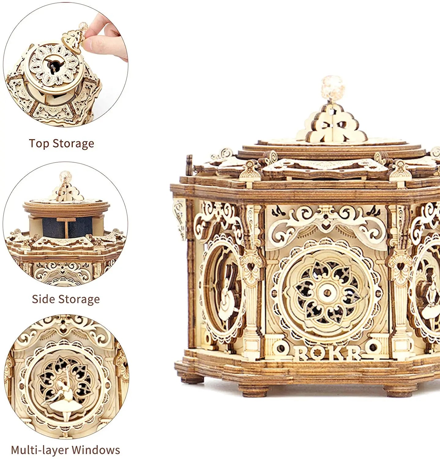 Wooden Marble Run Puzzle