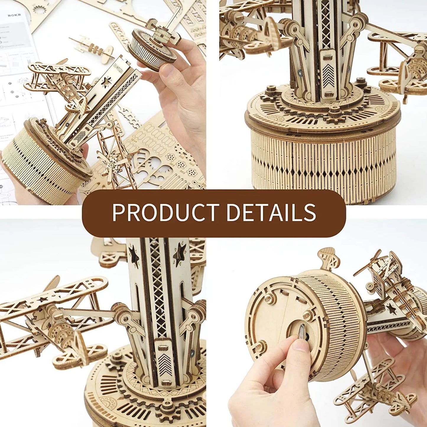 Wooden Marble Run Puzzle