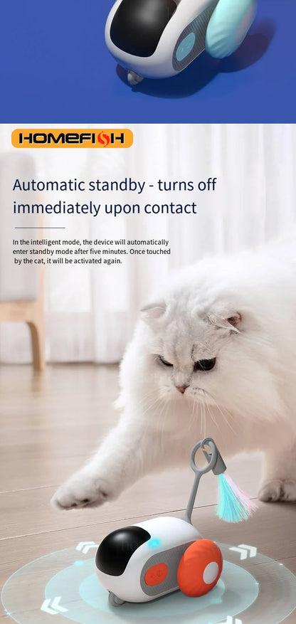 Interactive Smart Cat Toy Car