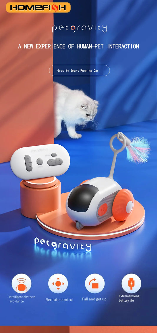 Interactive Smart Cat Toy Car