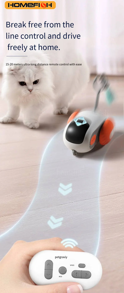Interactive Smart Cat Toy Car