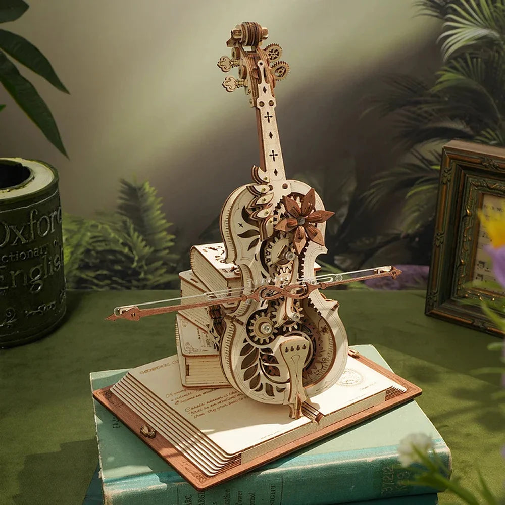 Magic Cello 3D Puzzle Music Box