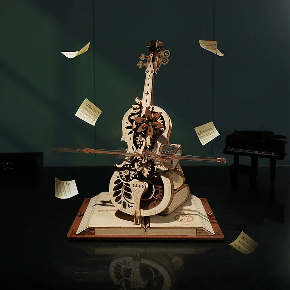 Magic Cello 3D Puzzle Music Box