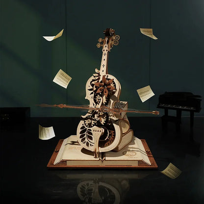 Magic Cello 3D Puzzle Music Box