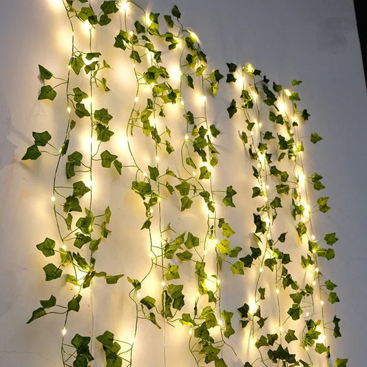 Greenery Garland String Lights