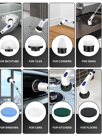 Cordless Spin Scrubber for Bathroom & Kitchen