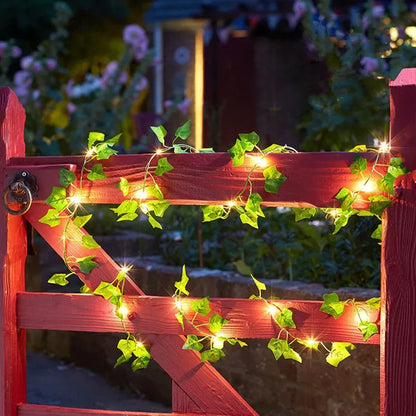 Greenery Garland String Lights