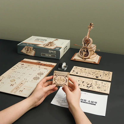 Magic Cello 3D Puzzle Music Box
