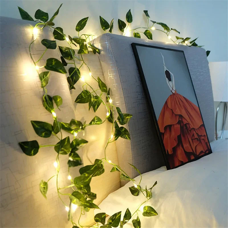 Greenery Garland String Lights