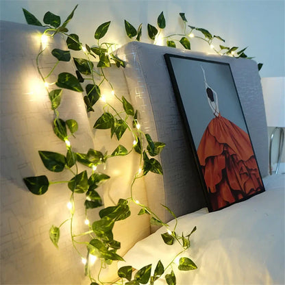 Greenery Garland String Lights