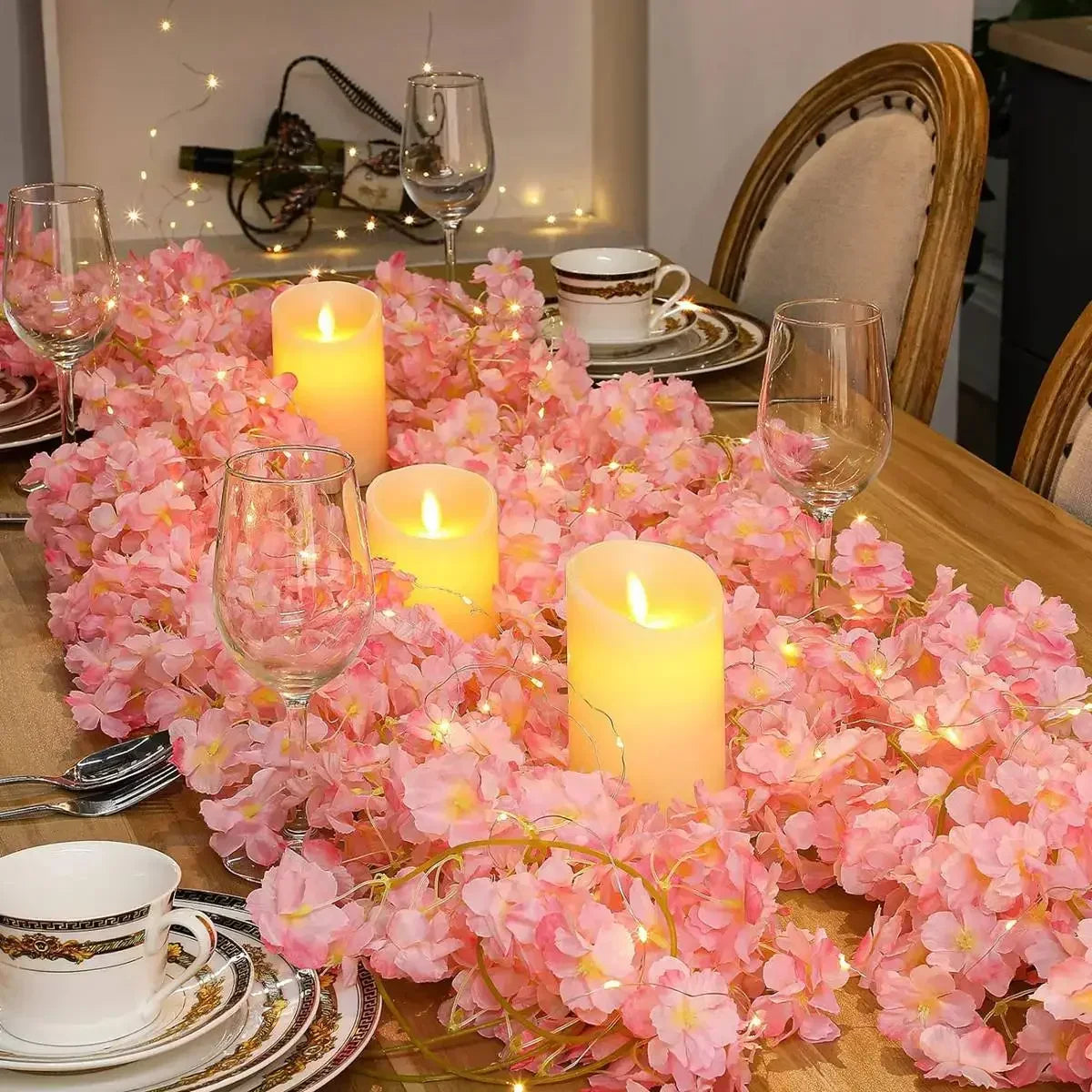 Cherry Blossom LED Garland Lights