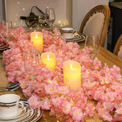 Cherry Blossom LED Garland Lights