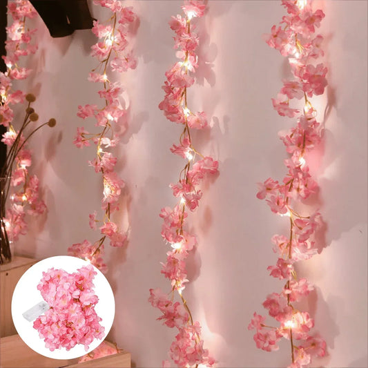 Cherry Blossom LED Garland Lights