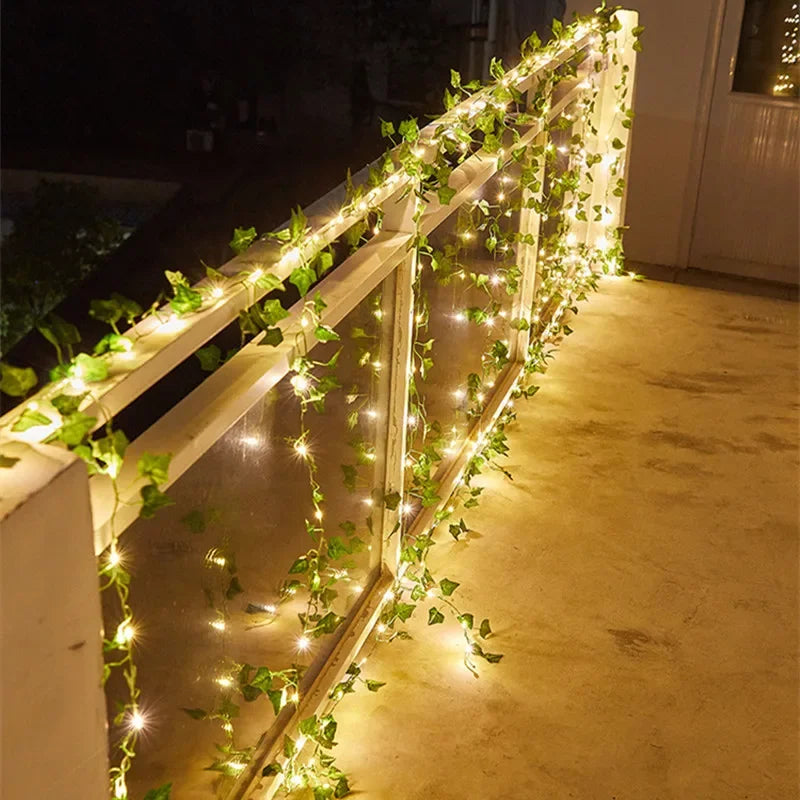 Greenery Garland String Lights