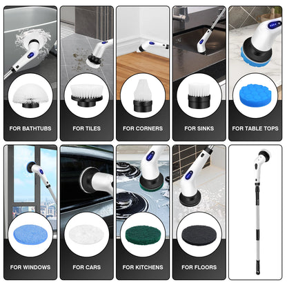 Cordless Spin Scrubber for Bathroom & Kitchen
