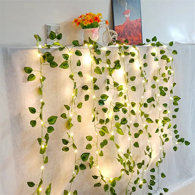 Greenery Garland String Lights