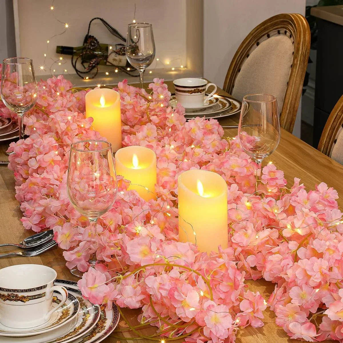 Cherry Blossom LED Garland Lights