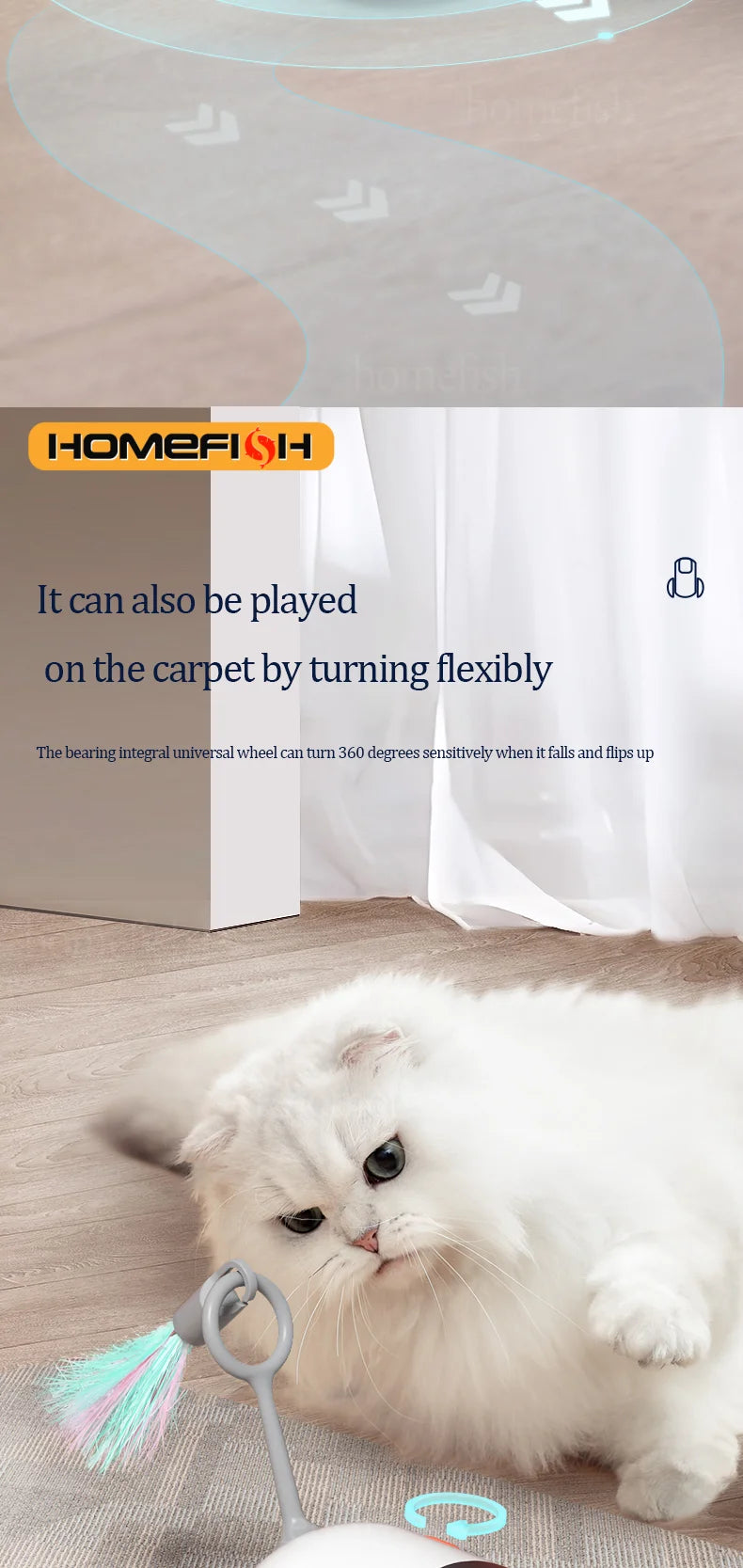 Interactive Smart Cat Toy Car
