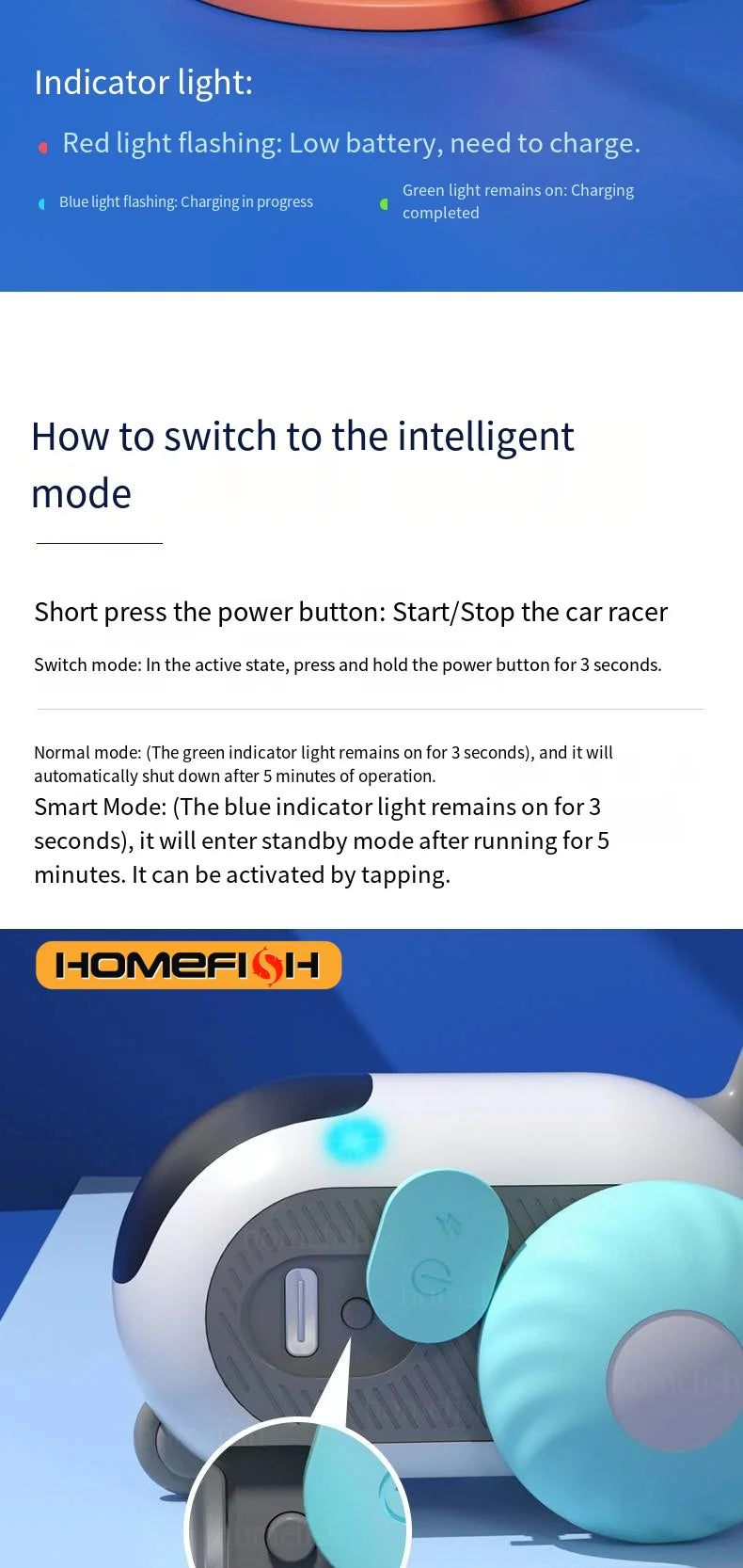 Interactive Smart Cat Toy Car