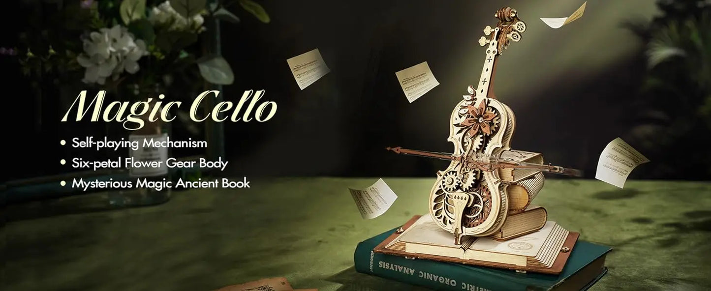 Magic Cello 3D Puzzle Music Box