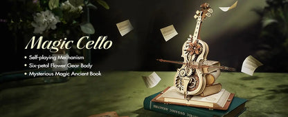 Magic Cello 3D Puzzle Music Box